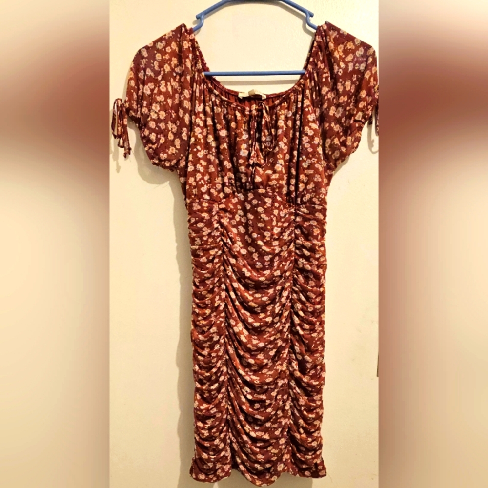 Women's Casual Floral Mini Dress